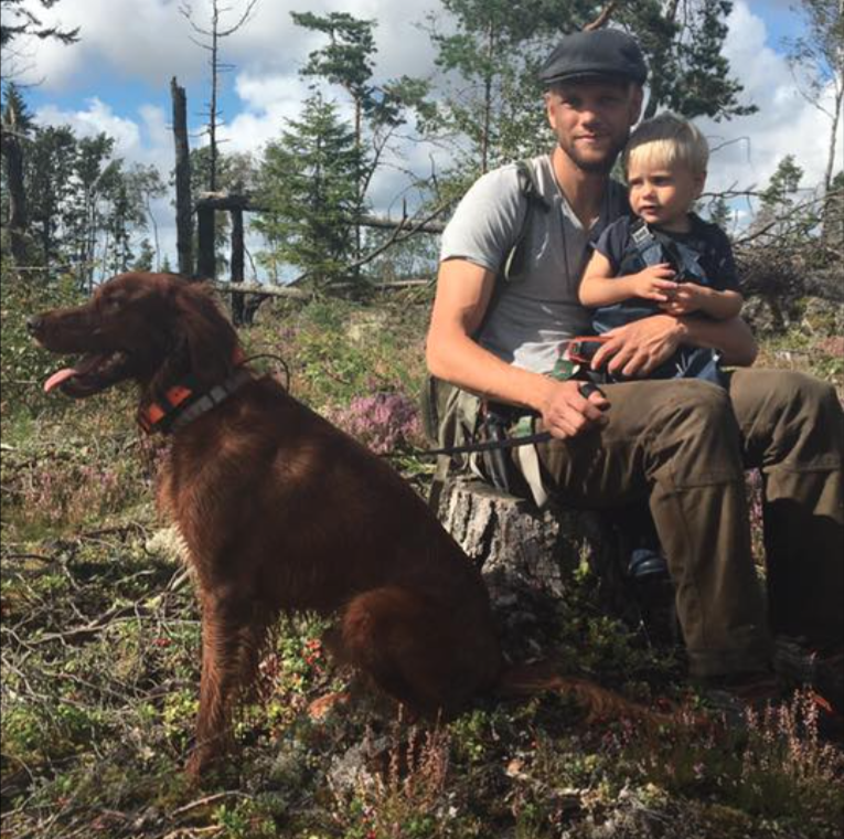 Halvorsen nøler ikke med å ta med seg familien på tur. (Foto: Privat)