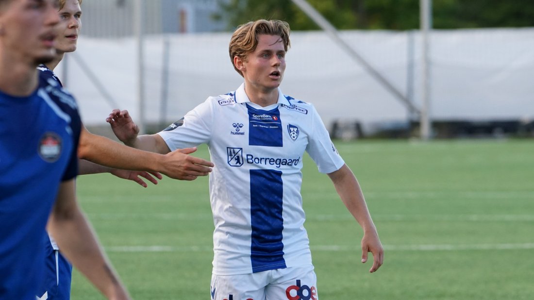 Mads Barret-Olsen gjorde en meget god figur i sin debut på midtbanen
