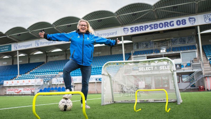 GLEDER SEG: Cathrine Laursen ser fram til å ta i mot alle sarpingene i Oslo.